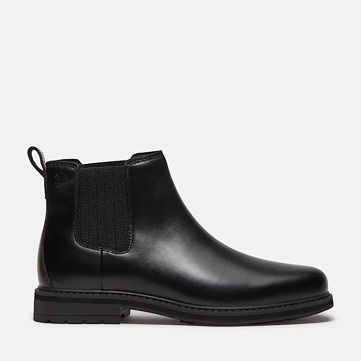 Mens Stormbucks Chelsea Boot TBL Black FullGrain HERO