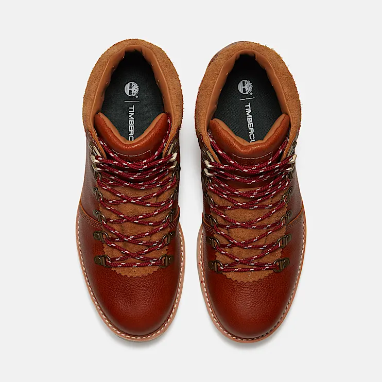 Mens Britton Mills Mid Waterproof Boot TBL Rust FullGrain ALT2