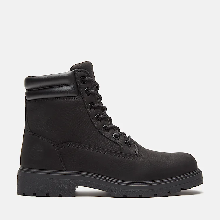 Mens Auburn Falls 6Inch Waterproof Boot TBL Black Nubuck HERO