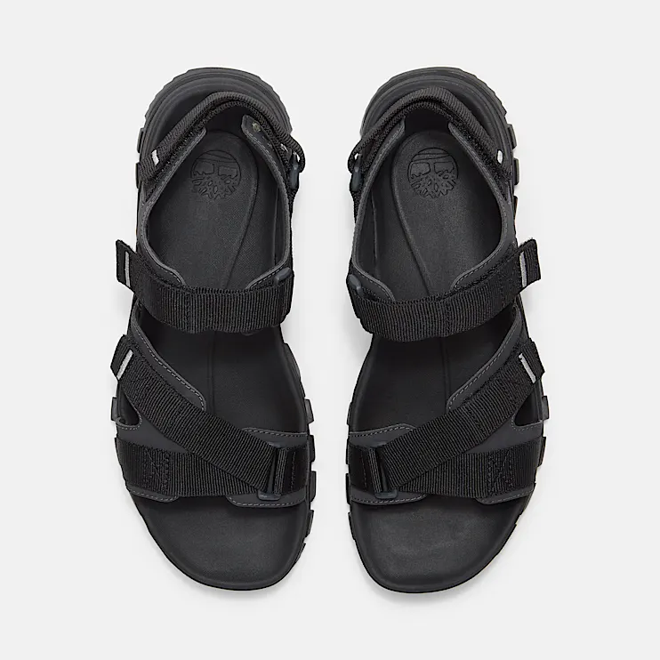 Mens Garrison Trail Backstrap Sandal TBL Black ALT2