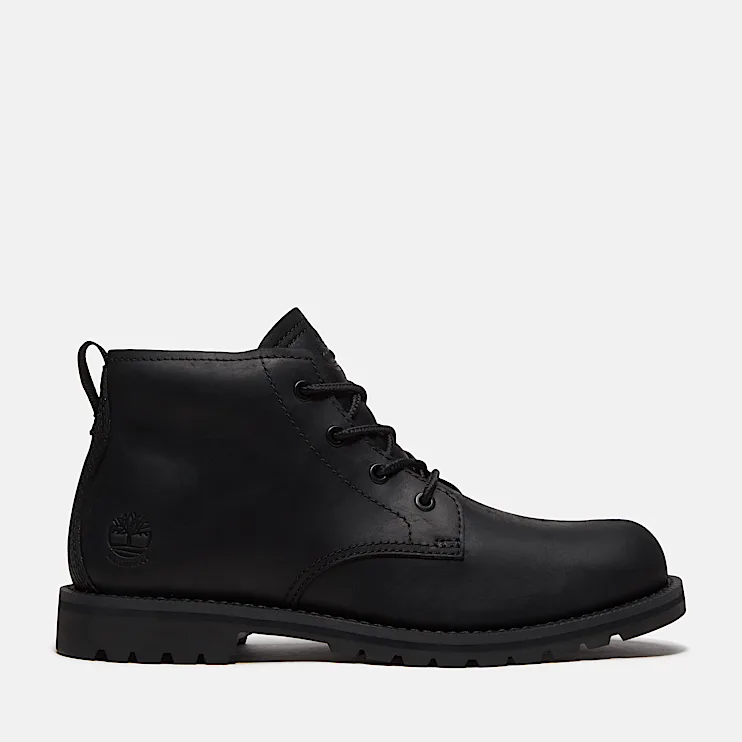 Mens Britton Falls Waterproof Chukka Boot TBL Blackout FullGrain HERO
