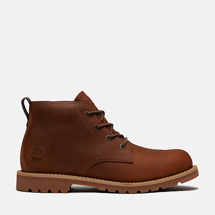 Mens Britton Falls Waterproof Chukka Boot TBL Medium Brown FullGrain HERO