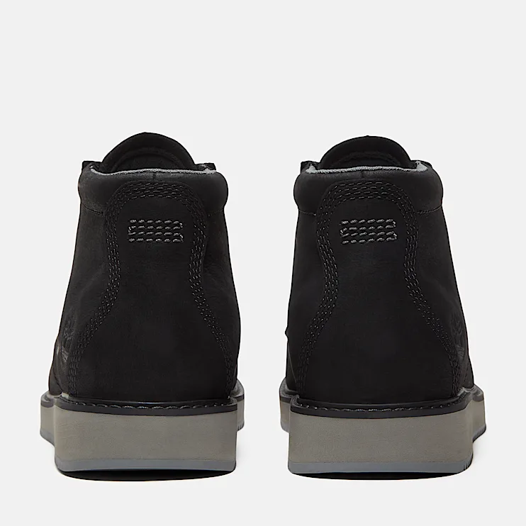 Mens Redwood Edge Moc Toe Chukka Boot TBL Black Nubuck ALT5