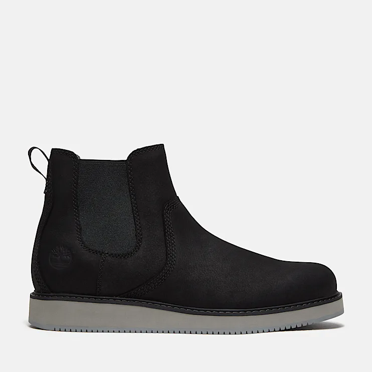 Mens Redwood Edge Chelsea Boot TBL Black Nubuck HERO
