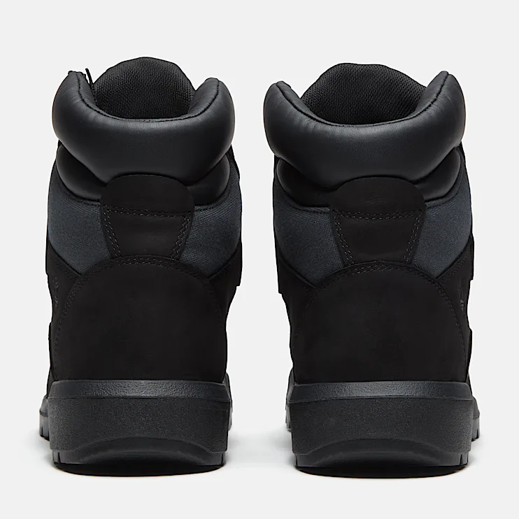 Mens Waterproof Mid Field Boot TBL Black Nubuck ALT5