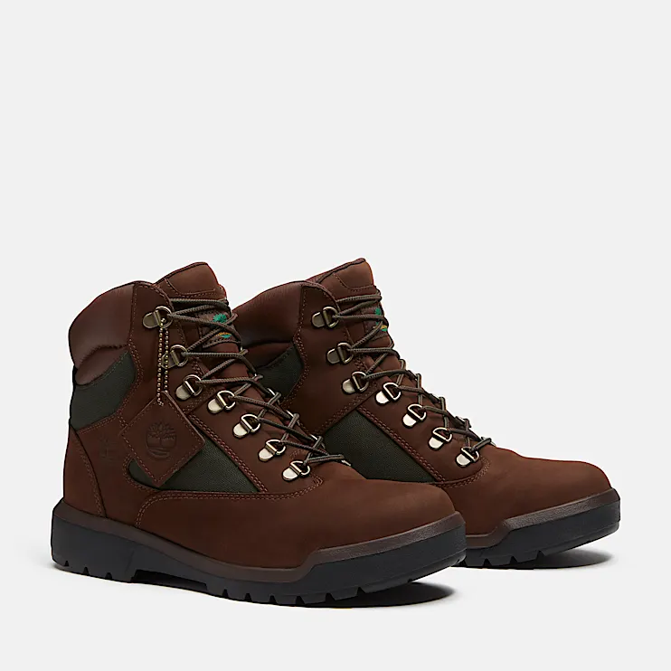 Mens Waterproof Mid Field Boot TBL Dark Brown Nubuck ALT4