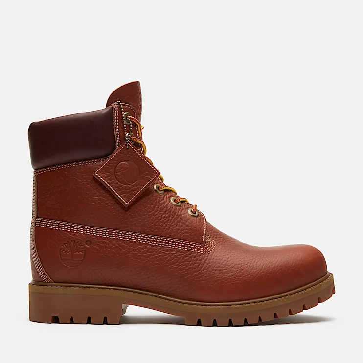 Mens Timberland x OUR LEGACY WORK SHOP 6Inch Boot TBL Acorn Pebbled FullGrain HERO