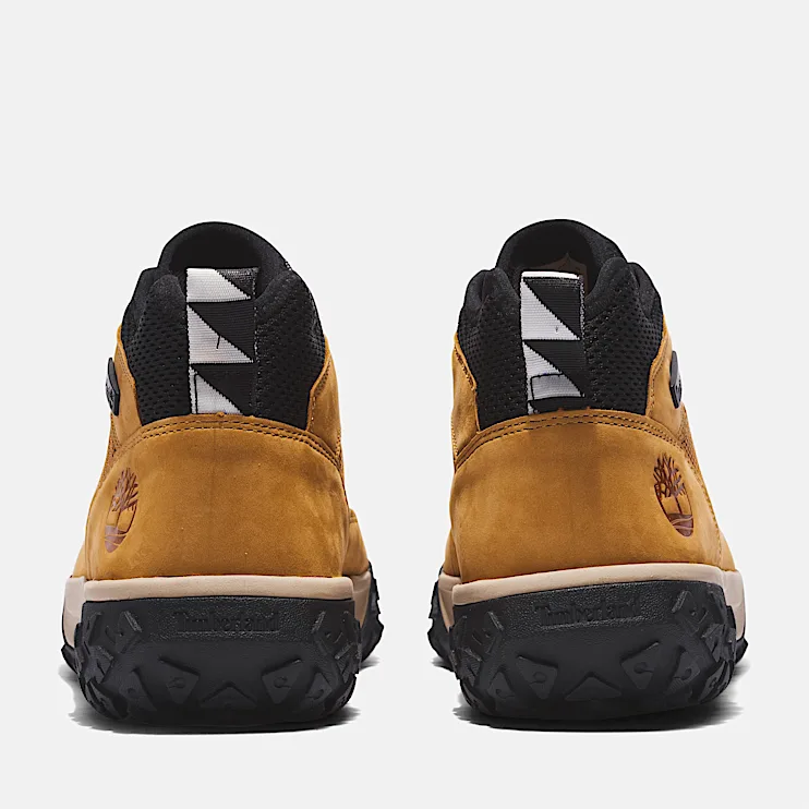 Mens GreenStride Motion 6 Mid LaceUp Sneaker TBL Wheat ALT5