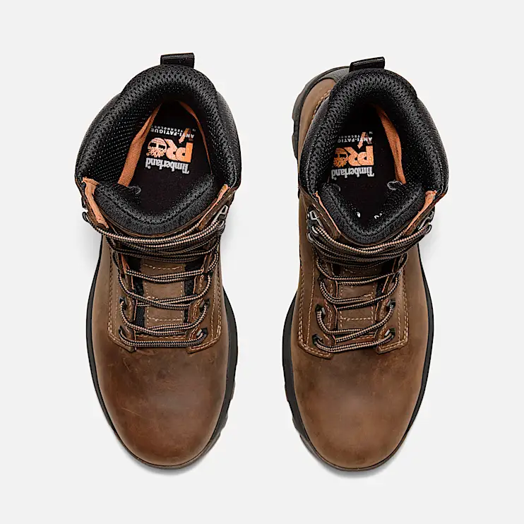 Mens TiTAN EV  8 SoftToe Waterproof Work Boot TBL Medium Brown FullGrain ALT2