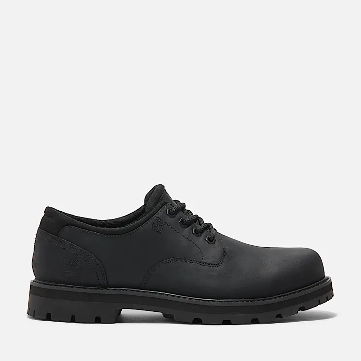 Mens Britton Road Waterproof Shoe TBL Black FullGrain HERO