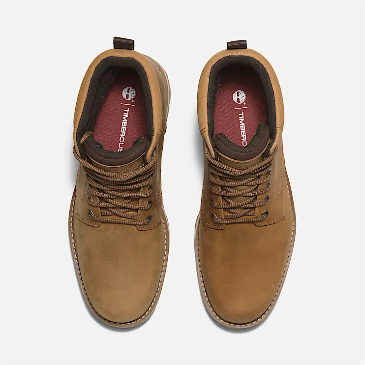 Mens Britton Road Mid LaceUp Waterproof Boot TBL Wheat FullGrain ALT2