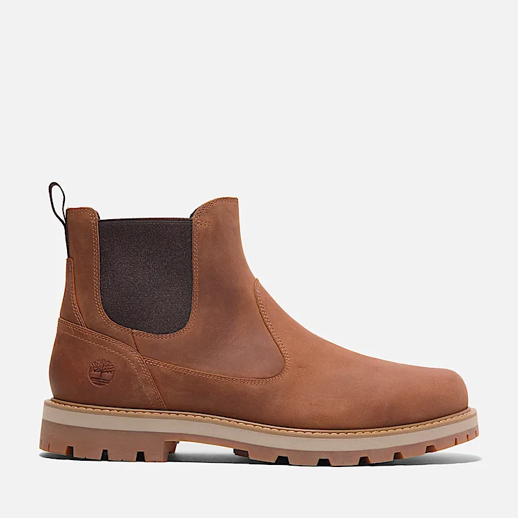 Mens Britton Road Chelsea Boot TBL Rust FullGrain HERO