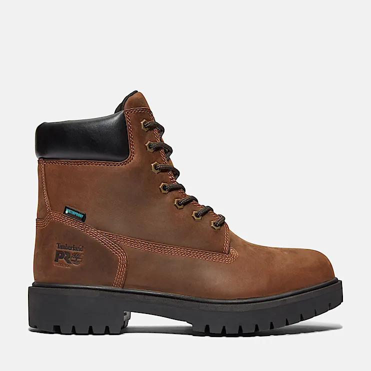 Mens Direct Attach 6 Soft Toe Waterproof Work Boot TBL Brown HERO
