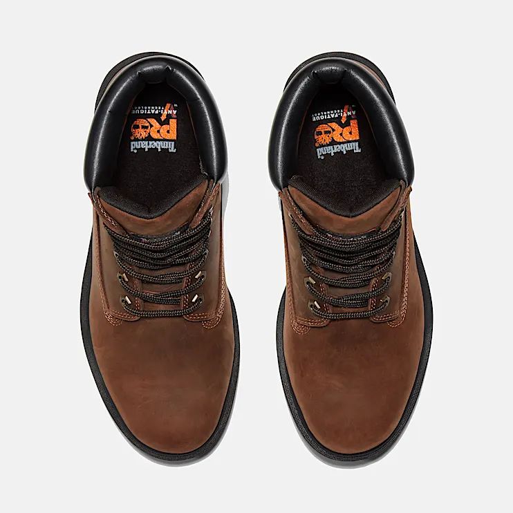 Mens Direct Attach 6 Soft Toe Waterproof Work Boot TBL Brown ALT2