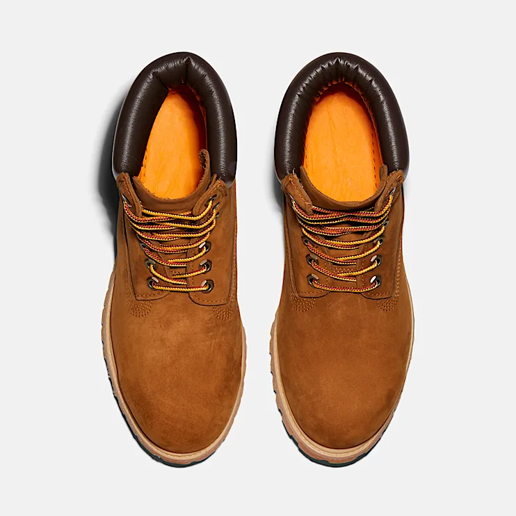 Mens Timberland Premium 6Inch Waterproof Boot TBL Dark Wheat Nubuck ALT2