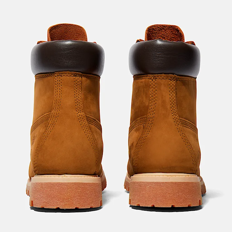 Mens Timberland Premium 6Inch Waterproof Boot TBL Dark Wheat Nubuck ALT5