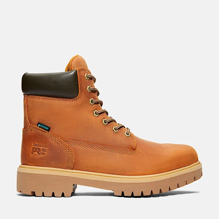 Mens Direct Attach 6 Soft Toe Waterproof Work Boot TBL BrownMarigold HERO