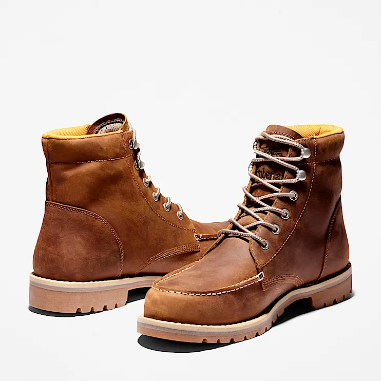 Mens Redwood Falls Waterproof MocToe Boot TBL Saddle Brown ALT5
