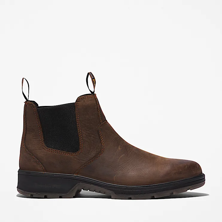 Mens Timberland PRO Nashoba SoftToe SlipOn Work Boot TBL Brown HERO