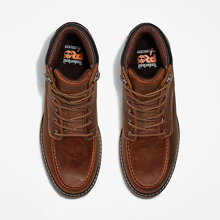 Mens Irvine 6 Work Boot TBL Brown ALT2