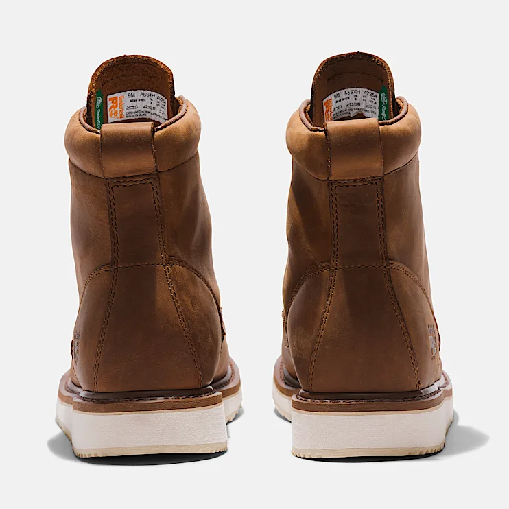 Mens Wedge 6 inch Work Boot TBL Coconut Brown ALT5